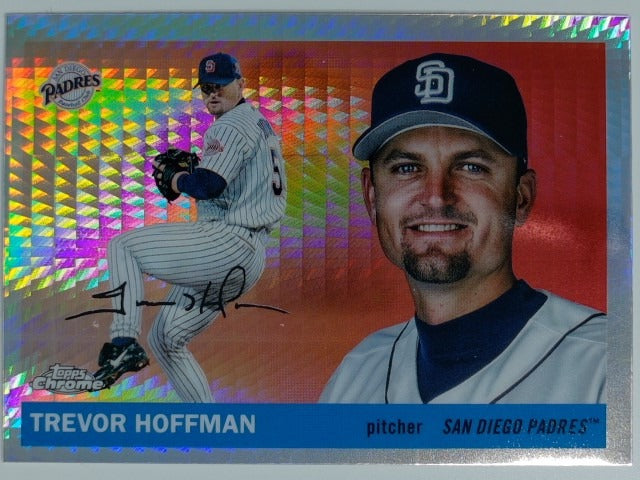 2025 Topps Chrome Platinum Baseball Prism Refractor Trevor Hoffman #462