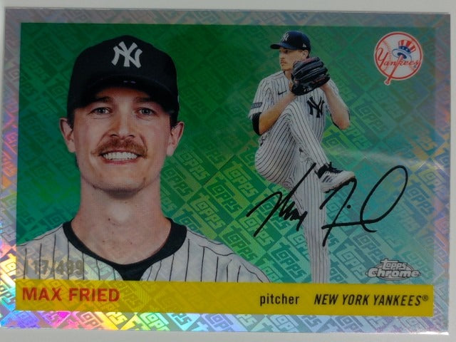 2025 Topps Chrome Platinum Anniversary Topps Refractor 117/499 Max Fried #94