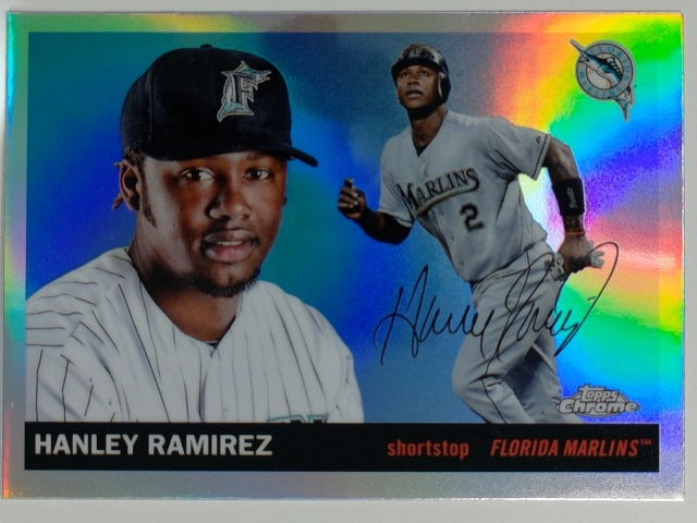 2025 Topps Chrome Platinum Baseball Refractor Hanley Ramirez #497