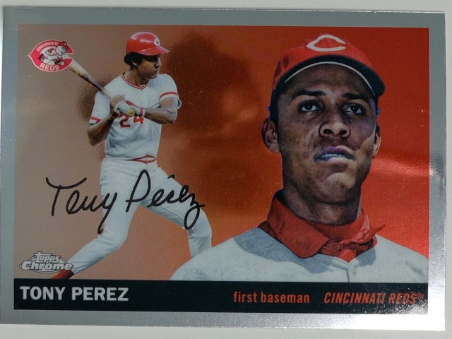 2025 Topps Chrome Platinum Baseball Tony Perez #457