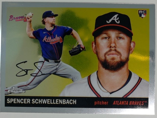 2025 Topps Chrome Platinum Baseball Spencer Schwellenbach #332 RC