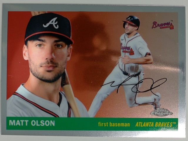 2025 Topps Chrome Platinum Baseball Matt Olson #64