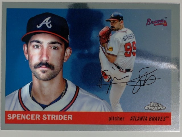 2025 Topps Chrome Platinum Baseball Spencer Strider #148