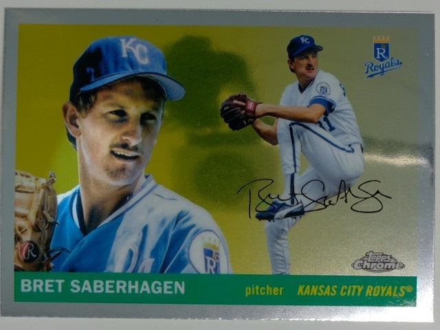 2025 Topps Chrome Platinum Anniversary Baseball Bret Saberhagen #473