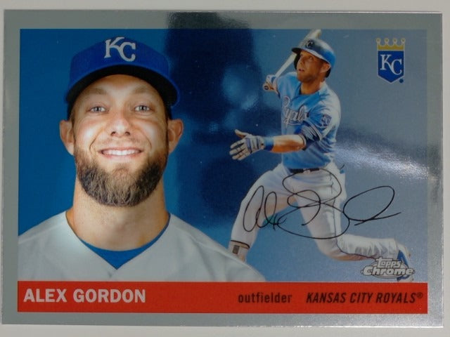 2025 Topps Chrome Platinum Anniversary Baseball Alex Gordon #419