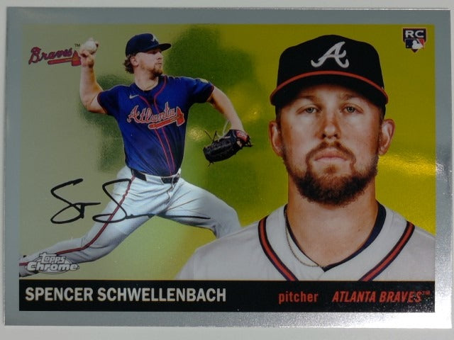 2025 Topps Chrome Platinum Baseball Spencer Schwellenbach #332 RC