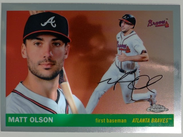 2025 Topps Chrome Platinum Baseball Matt Olson #64
