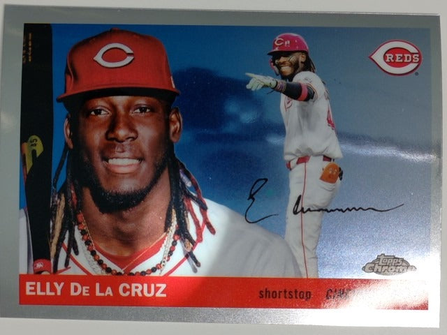 2025 Topps Chrome Platinum Baseball Elly De La Cruz #4
