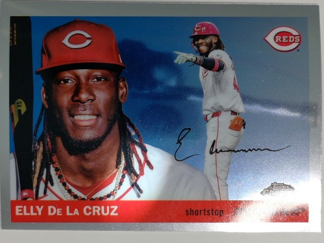 2025 Topps Chrome Platinum Baseball Elly De La Cruz #4