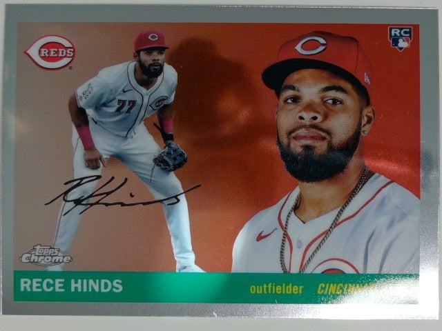 2025 Topps Chrome Platinum Baseball Rece Hinds #330 RC