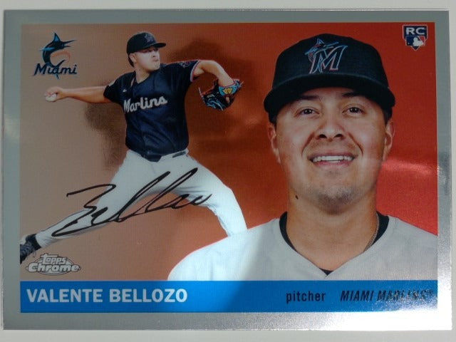 2025 Topps Chrome Platinum Baseball Valente Bellozo #308 RC