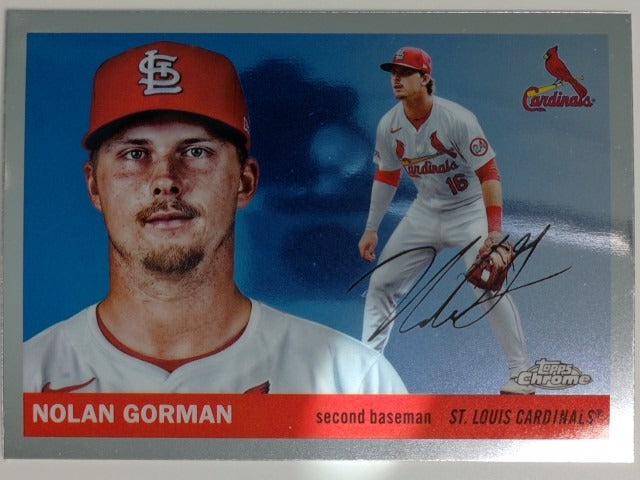 2025 Topps Chrome Platinum Baseball Nolan Gorman #187