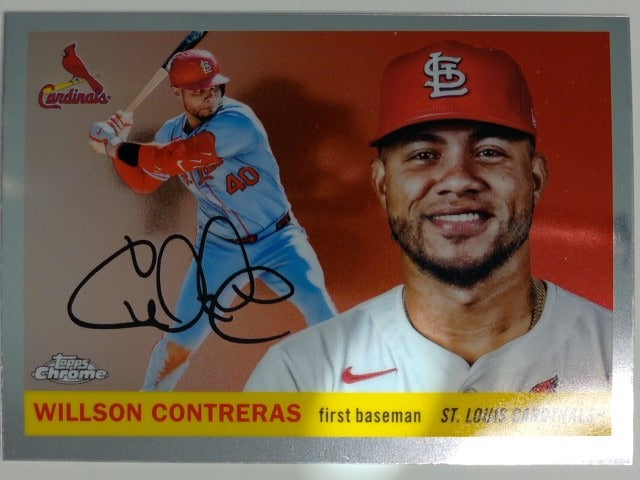 2025 Topps Chrome Platinum Baseball Willson Contreras #108