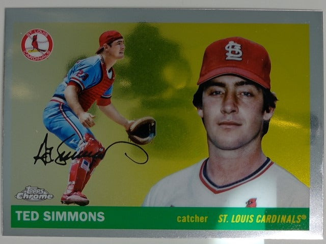 2025 Topps Chrome Platinum Anniversary Baseball Ted Simmons #270