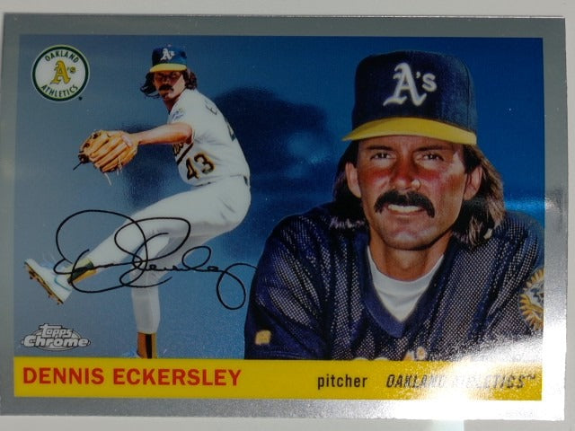 2025 Topps Chrome Platinum Anniversary Baseball Dennis Eckersley #382