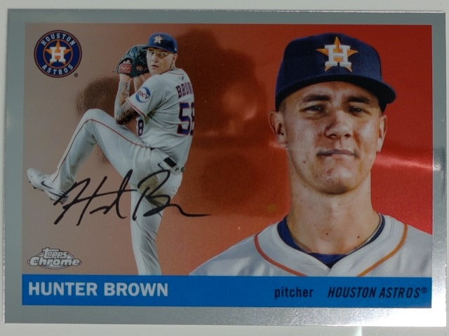 2025 Topps Chrome Platinum Baseball Hunter Brown #184