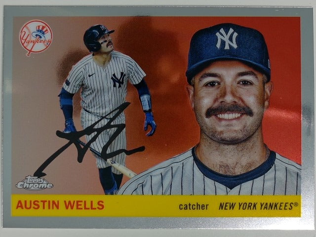 2025 Topps Chrome Platinum Anniversary Baseball Austin Wells #165