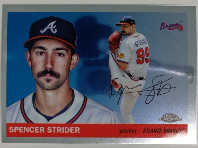 2025 Topps Chrome Platinum Baseball Spencer Strider #148