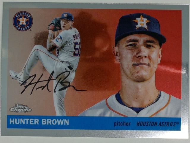 2025 Topps Chrome Platinum Baseball Hunter Brown #184
