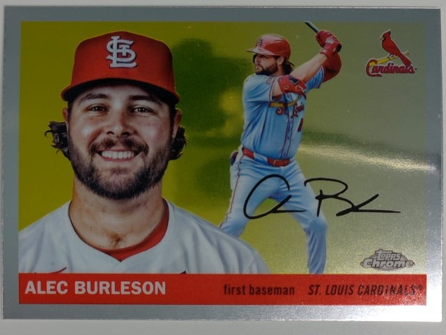 2025 Topps Chrome Platinum Baseball Alec Burleson #173