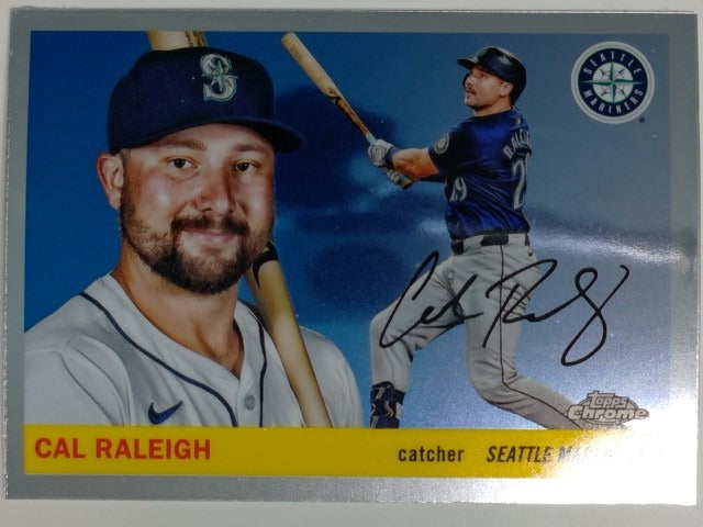 2025 Topps Chrome Platinum Baseball Cal Raleigh #160