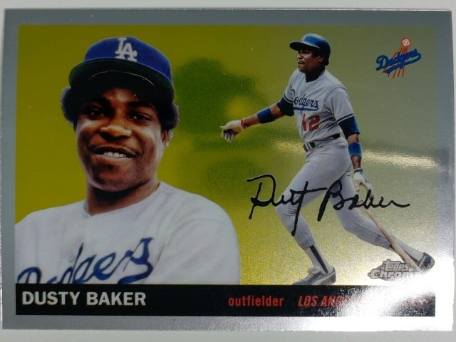 2025 Topps Chrome Platinum Baseball Dusty Baker #391