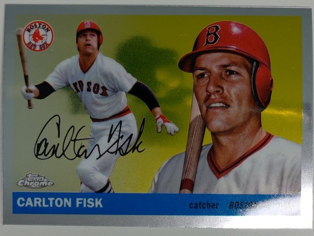 2025 Topps Chrome Platinum Baseball Carlton Fisk #357
