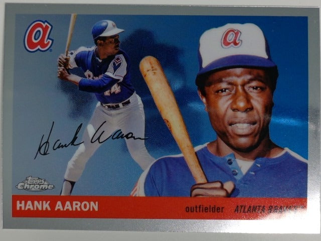 2025 Topps Chrome Platinum Baseball Hank Aaron #304