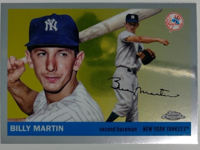 2025 Topps Chrome Platinum Baseball Billy Martin #444