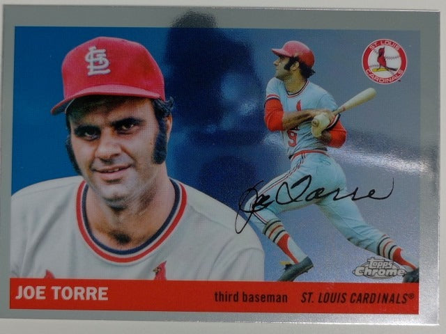 2025 Topps Chrome Platinum Anniversary Baseball Joe Torre #410