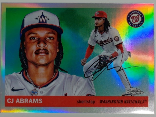 2025 Topps Chrome Platinum Baseball Refractor CJ Abrams #101