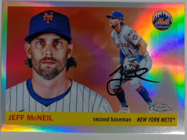 2025 Topps Chrome Platinum Baseball Refractor Jeff McNeil #45
