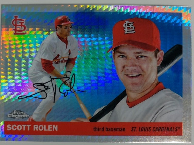 2025 Topps Chrome Platinum Baseball Prism Refractor Scott Rolen #280