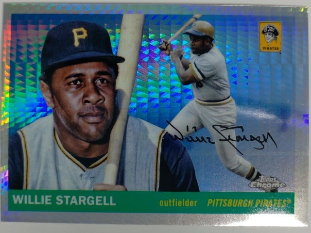 2025 Topps Chrome Platinum Baseball Prism Refractor Willie Stargell #421