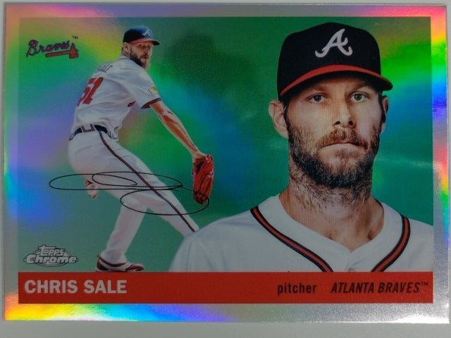 2025 Topps Chrome Platinum Baseball Refractor Chris Sale #49
