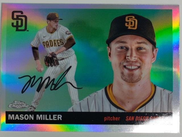 2025 Topps Chrome Platinum Baseball Refractor Mason Miller #77