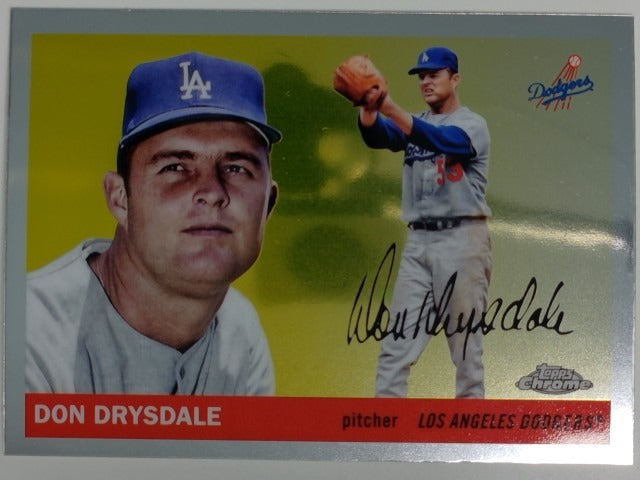 2025 Topps Chrome Platinum Baseball Don Drysdale #411