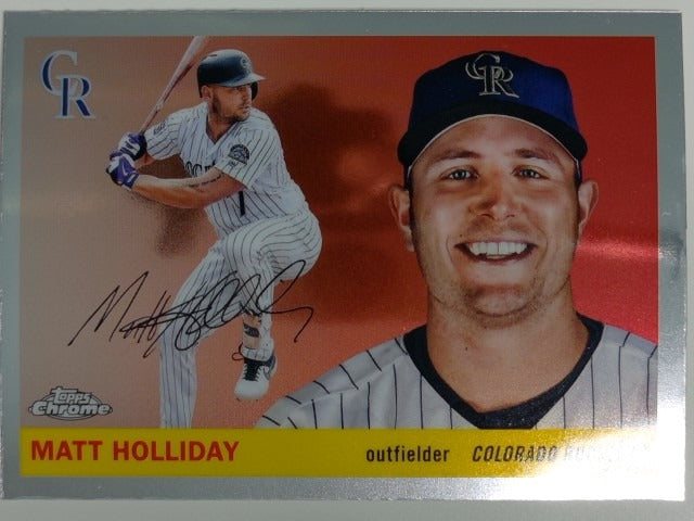 2025 Topps Chrome Platinum Baseball Matt Holliday #472