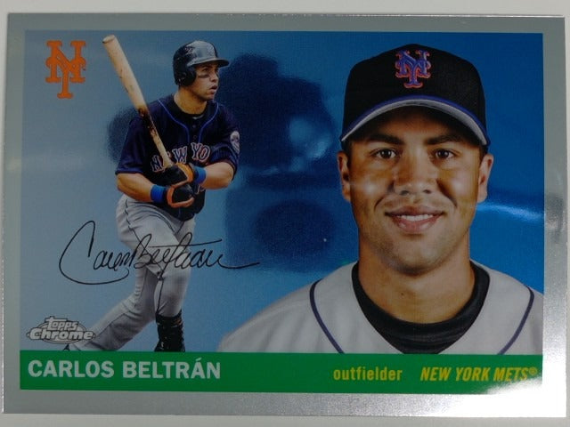 2025 Topps Chrome Platinum Baseball Carlos Beltrán #493