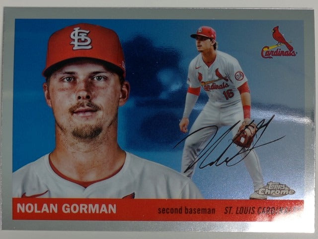 2025 Topps Chrome Platinum Baseball Nolan Gorman #187