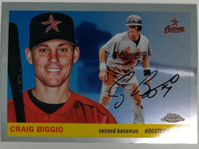 2025 Topps Chrome Platinum Baseball Craig Biggio #402