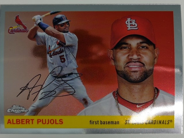 2025 Topps Chrome Platinum Baseball Albert Pujols #461