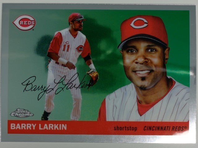 2025 Topps Chrome Platinum Baseball Barry Larkin #451