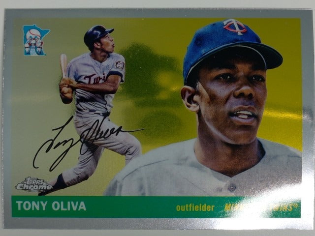2025 Topps Chrome Platinum Baseball Tony Oliva #445
