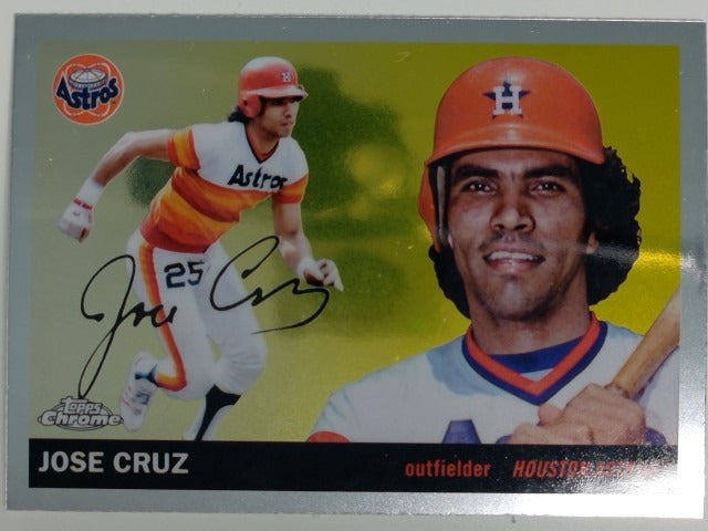 2025 Topps Chrome Platinum Anniversary Baseball Jose Cruz #459