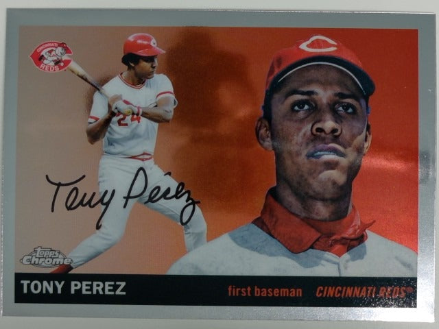 2025 Topps Chrome Platinum Anniversary Baseball Tony Perez #457