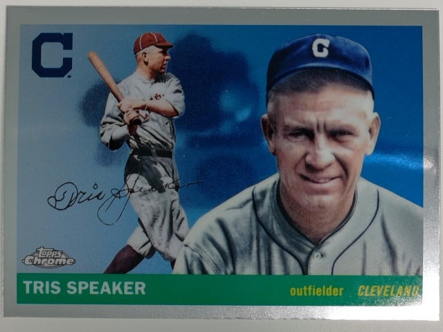 2025 Topps Chrome Platinum Anniversary Baseball Tris Speaker #438