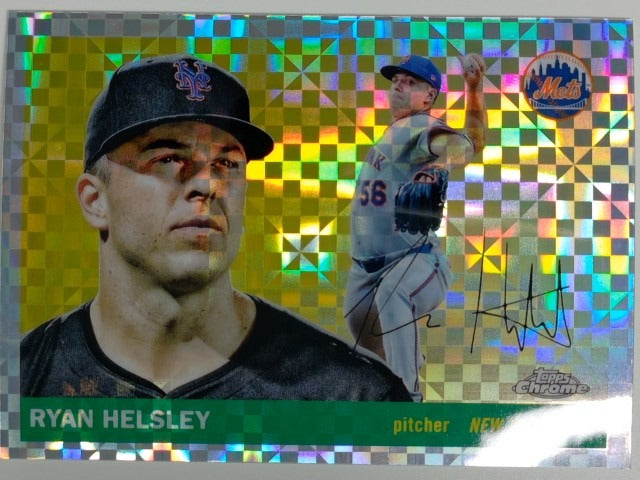 2025 Topps Chrome Platinum Baseball X-Fractors Ryan Helsley #185