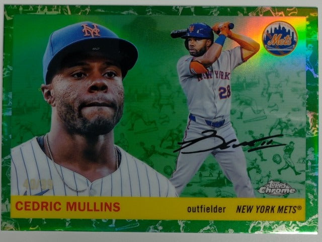 2025 Chrome Platinum Toile White / Green Refractor 40/99 Cedric Mullins #21