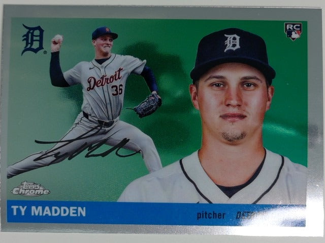 2025 Topps Chrome Platinum Baseball Ty Madden #230 RC